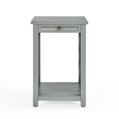 36" Middlebury Coffee Table and 2 End Tables with Tray Shelf - Alaterre Furniture Gray 18 36" Middlebury Coffee Table and 2 End Tables with Tray Shelf - Alaterre Furniture Gray - Image 16