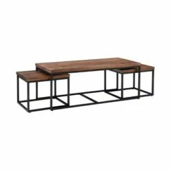 Powell Company Emmie Coffee Table with 2 End Tables - Powell Black -Side Tables Sales unnamed file 8022