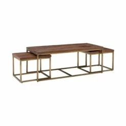 Powell Company Emmie Coffee Table with 2 End Tables - Powell Black -Side Tables Sales unnamed file 8023