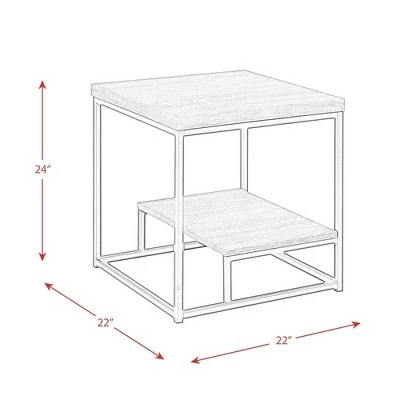 3pc Aspen Occasional Cocktail Table Set Gray - Picket House Furnishings 14 3pc Aspen Occasional Cocktail Table Set Gray - Picket House Furnishings - Image 12