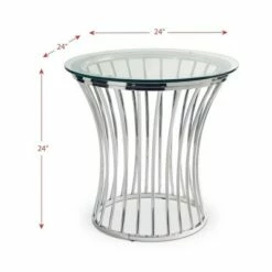 2pc Astoria Occasional Table Set Chrome - Picket House Furnishings -Side Tables Sales unnamed file 8193