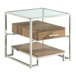 3pc Hampton Occasional Table Set Light Walnut/Chrome - Picket House Furnishings 21 3pc Hampton Occasional Table Set Light Walnut/Chrome - Picket House Furnishings -Side Tables Sales unnamed file 8328