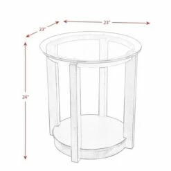 3pc Benton Occasional Table Set Espresso - Picket House Furnishings -Side Tables Sales unnamed file 8347