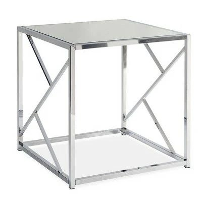 3pc Stella Occasional Table Set Chrome - Picket House Furnishings 3 3pc Stella Occasional Table Set Chrome - Picket House Furnishings