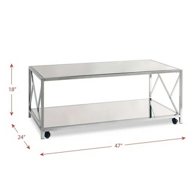 3pc Stella Occasional Table Set Chrome - Picket House Furnishings 11 3pc Stella Occasional Table Set Chrome - Picket House Furnishings - Image 9