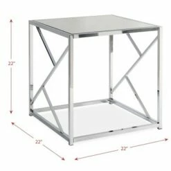 3pc Stella Occasional Table Set Chrome - Picket House Furnishings 21 3pc Stella Occasional Table Set Chrome - Picket House Furnishings -Side Tables Sales unnamed file 8362