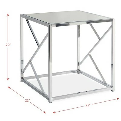 3pc Stella Occasional Table Set Chrome - Picket House Furnishings 12 3pc Stella Occasional Table Set Chrome - Picket House Furnishings - Image 10