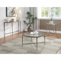 2pc Harding Coffee Table Set Silver - miBasics -Side Tables Sales unnamed file 838
