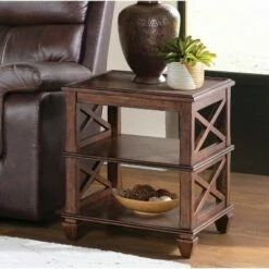 4pc Bridgton Wood Living Room Set Cherry - Alaterre Furniture -Side Tables Sales unnamed file 8409