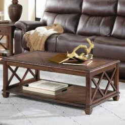 3pc Bridgton Wood Living Room Set with Coffee Table and 2 Square End Tables Cherry - Alaterre Furniture 21 3pc Bridgton Wood Living Room Set with Coffee Table and 2 Square End Tables Cherry - Alaterre Furniture -Side Tables Sales unnamed file 8452