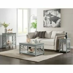 36" Middlebury Coffee Table, End Table and Console Table - Alaterre Furniture Gray