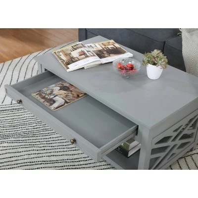 36" Middlebury Coffee Table, End Table and Console Table - Alaterre Furniture Gray 8 36" Middlebury Coffee Table, End Table and Console Table - Alaterre Furniture Gray - Image 6