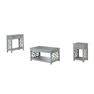 36" Middlebury Coffee Table, End Table and Console Table - Alaterre Furniture Gray 14 36" Middlebury Coffee Table, End Table and Console Table - Alaterre Furniture Gray - Image 12