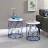 Questella Nesting Table - miBasics Blue Coating/white -Side Tables Sales unnamed file 849