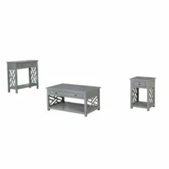 36" Middlebury Coffee Table, End Table and Console Table with Drawers - Alaterre Furniture White -Side Tables Sales unnamed file 8501