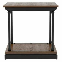 2pc Tullymore Coffee and End Table Set - miBasics Dark Oak/black 17 2pc Tullymore Coffee and End Table Set - miBasics Dark Oak/black -Side Tables Sales unnamed file 8521