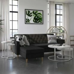 Amelia Nesting Coffee Tables Terrazzo - Cosmoliving By Cosmopolitan