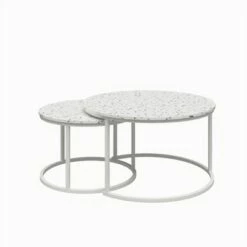 Amelia Nesting Coffee Tables Terrazzo - Cosmoliving By Cosmopolitan -Side Tables Sales unnamed file 8546