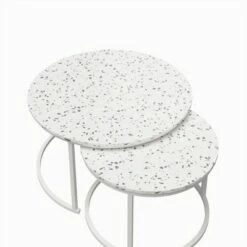 Amelia Nesting Coffee Tables Terrazzo - Cosmoliving By Cosmopolitan -Side Tables Sales unnamed file 8547