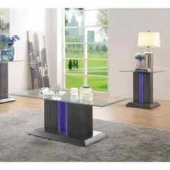 2pc Danziger Coffee Table Set Gray - miBasics