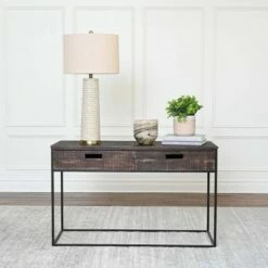 3pc Thomas Wood Table Collection Dark Brown - Abbyson Living -Side Tables Sales unnamed file 8627