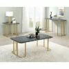 3pc Trillick Coffee Table Set with Faux Marble Top - miBasics Gold/white -Side Tables Sales unnamed file 8630