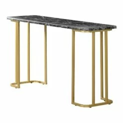 3pc Trillick Coffee Table Set with Faux Marble Top - miBasics Gold/white -Side Tables Sales unnamed file 8633