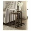 Carolina Cottage Caroline Nesting Table Set - Harvest Oak/Aged Iron - Carolina Chair and Table -Side Tables Sales unnamed file 8738