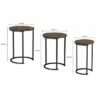 Hastings Home Woodgrain Coffee Table Set - 3 Pcs, Gray/Brown -Side Tables Sales unnamed file 8755