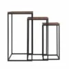 Set of 3 Murchway Square Nesting Tables Black/Espresso - Aiden Lane -Side Tables Sales unnamed file 8762