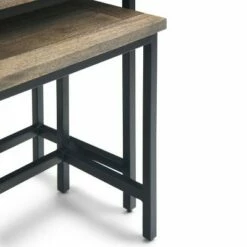 2pc Rhonda Solid Mango Wood Nesting Side Table - Wyndenhall Beach Brown -Side Tables Sales unnamed file 8780