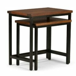 2pc Rhonda Solid Mango Wood Nesting Side Table - Wyndenhall Beach Brown -Side Tables Sales unnamed file 8789