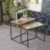 Olivia & May Set of 3 Industrial Metal Accent Tables Black - Olivia & May -Side Tables Sales unnamed file 8819