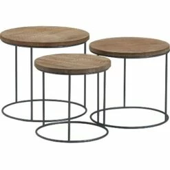 Set of 3 Berkshire Distressed Wood Nesting Side Tables Distressed Wood - Finch 16 Set of 3 Berkshire Distressed Wood Nesting Side Tables Distressed Wood - Finch -Side Tables Sales unnamed file 8849