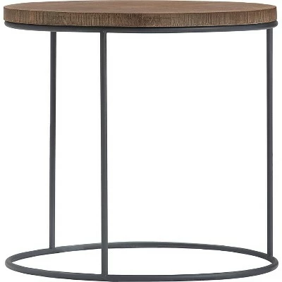 Set of 3 Berkshire Distressed Wood Nesting Side Tables Distressed Wood - Finch 6 Set of 3 Berkshire Distressed Wood Nesting Side Tables Distressed Wood - Finch - Image 4