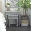 Set of 2 Farmhouse Mango Wood Accent Table - Olivia & May Gray 1 Set of 2 Farmhouse Mango Wood Accent Table - Olivia & May Gray -Side Tables Sales unnamed file 8859