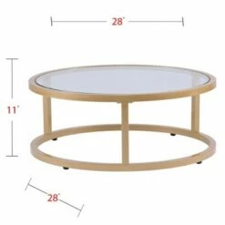 Set of 2 Emma Glam Nesting Cocktail Table Gold - Aiden Lane -Side Tables Sales unnamed file 8896