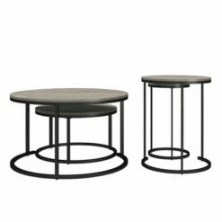 Room & Joy Claret Nesting Coffee and End Table Bundle Gray Oak/Black Metal - Room & Joy 17 Room & Joy Claret Nesting Coffee and End Table Bundle Gray Oak/Black Metal - Room & Joy -Side Tables Sales unnamed file 8903