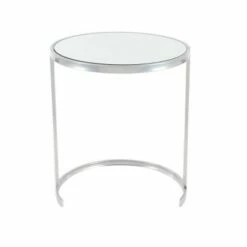 Olivia & May Set of 3 Contemporary Tin Accent Tables Silver - Olivia & May -Side Tables Sales unnamed file 8918