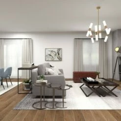 Olivia & May Set of 3 Contemporary Tin Accent Tables Silver - Olivia & May -Side Tables Sales unnamed file 8930