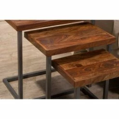 Set of 3 Emerson Nesting Tables Natural - Hillsdale Furniture -Side Tables Sales unnamed file 8956