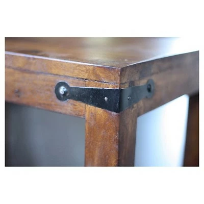 3pc Handcrafted Rustic Nesting Tables Natural - Timbergirl 5 3pc Handcrafted Rustic Nesting Tables Natural - Timbergirl - Image 3