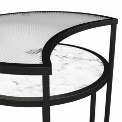 Moon Phases Nesting End Tables White Marble/Glass - Mr. Kate 14 Moon Phases Nesting End Tables White Marble/Glass - Mr. Kate -Side Tables Sales unnamed file 9043