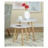 Set of 2 Darcy Round Nesting Tables White/Natural - Buylateral 1 Set of 2 Darcy Round Nesting Tables White/Natural - Buylateral -Side Tables Sales unnamed file 9047