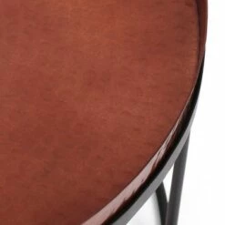 2pk Enger Modern Handcrafted Hammered Aluminum Nesting Accent Tables Copper/Black - Christopher Knight Home -Side Tables Sales unnamed file 9056