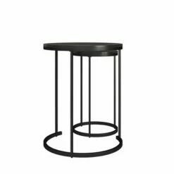 Room & Joy Claret Nesting Coffee and End Table Bundle Espresso/Black Metal - Room & Joy 26 Room & Joy Claret Nesting Coffee and End Table Bundle Espresso/Black Metal - Room & Joy -Side Tables Sales unnamed file 9069