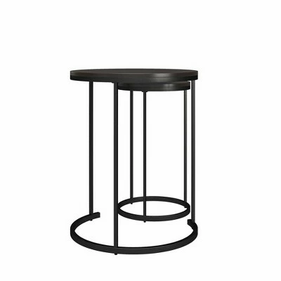 Room & Joy Claret Nesting Coffee and End Table Bundle Espresso/Black Metal - Room & Joy 13 Room & Joy Claret Nesting Coffee and End Table Bundle Espresso/Black Metal - Room & Joy - Image 11