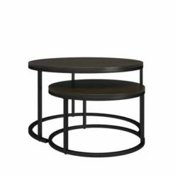 Room & Joy Claret Nesting Coffee and End Table Bundle Espresso/Black Metal - Room & Joy 29 Room & Joy Claret Nesting Coffee and End Table Bundle Espresso/Black Metal - Room & Joy -Side Tables Sales unnamed file 9072
