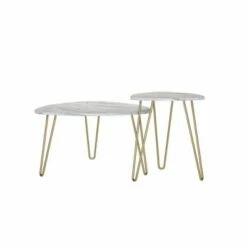 Athena Nesting Tables Marble - Novogratz Black -Side Tables Sales unnamed file 9092