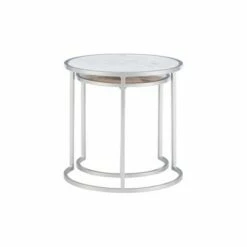 Powell Company Francis Nesting Tables White - Powell -Side Tables Sales unnamed file 9112